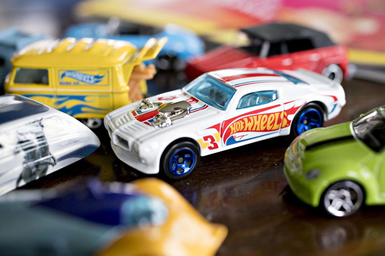 Mattel Inc. Hot Wheels cars.